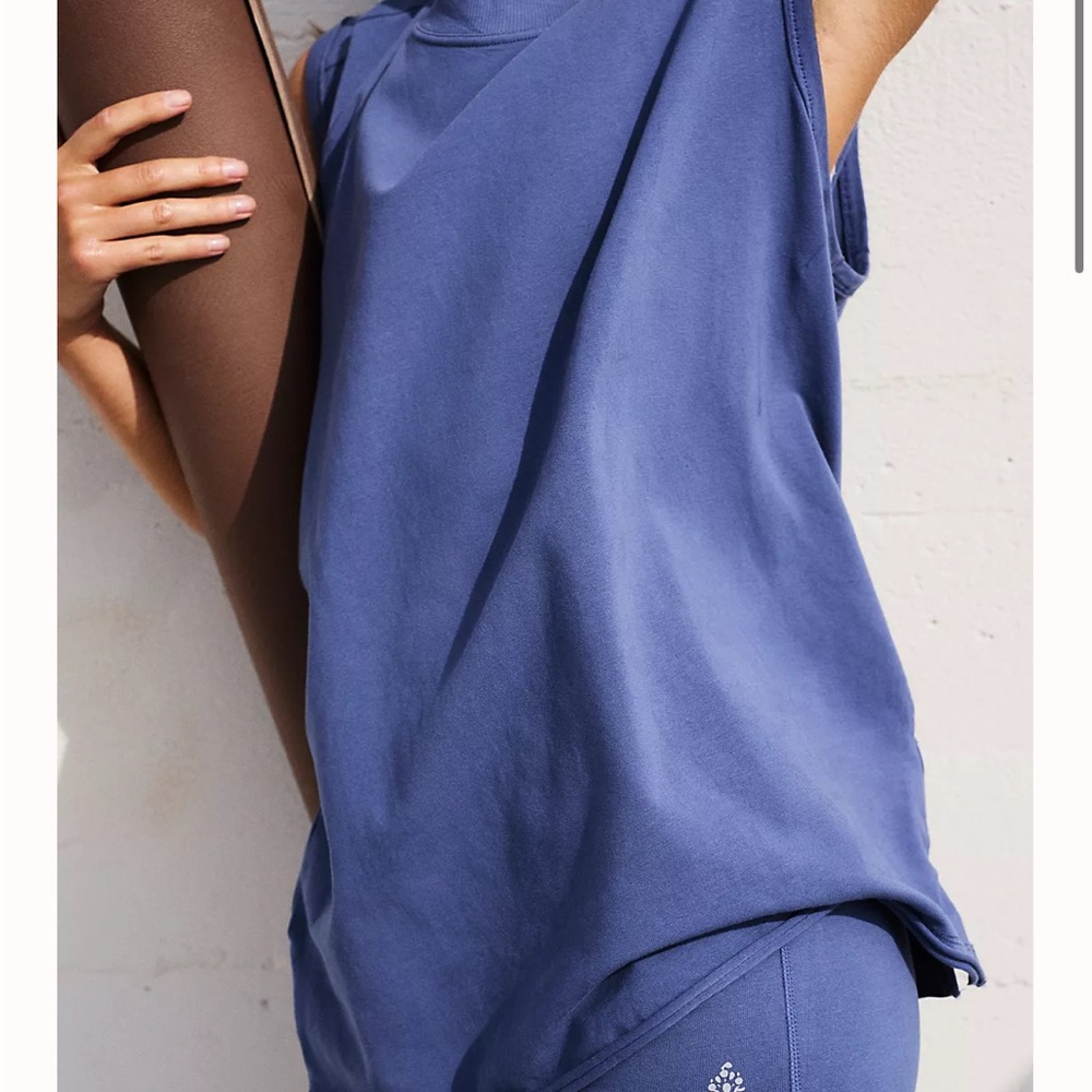 FP Movement by Free People Blue Sleeveless Top